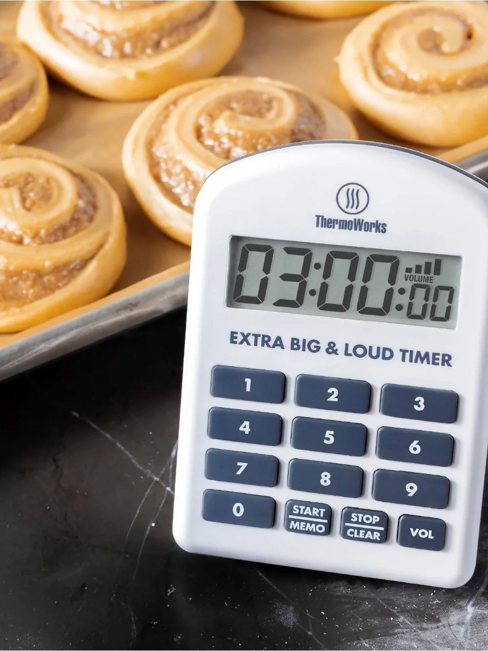Extra Big & Loud Timer by ThermoWorks